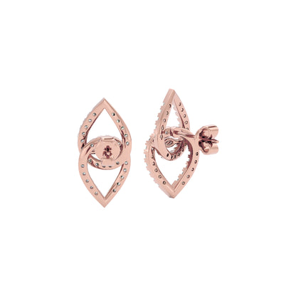 Zia Diamond Earrings 18 KT / Rose Gold