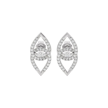 Zia Diamond Earrings 18 KT / White Gold