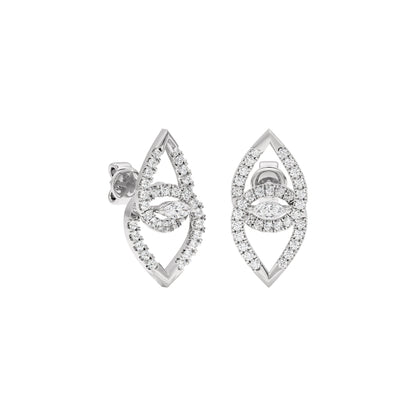 Zia Diamond Earrings 18 KT / White Gold