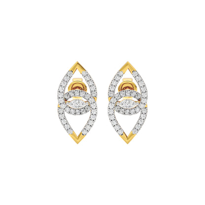 Zia Diamond Earrings 18 KT / Yellow Gold