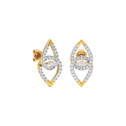 Zia Diamond Earrings 18 KT / Yellow Gold