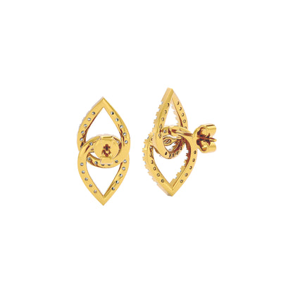 Zia Diamond Earrings 18 KT / Yellow Gold