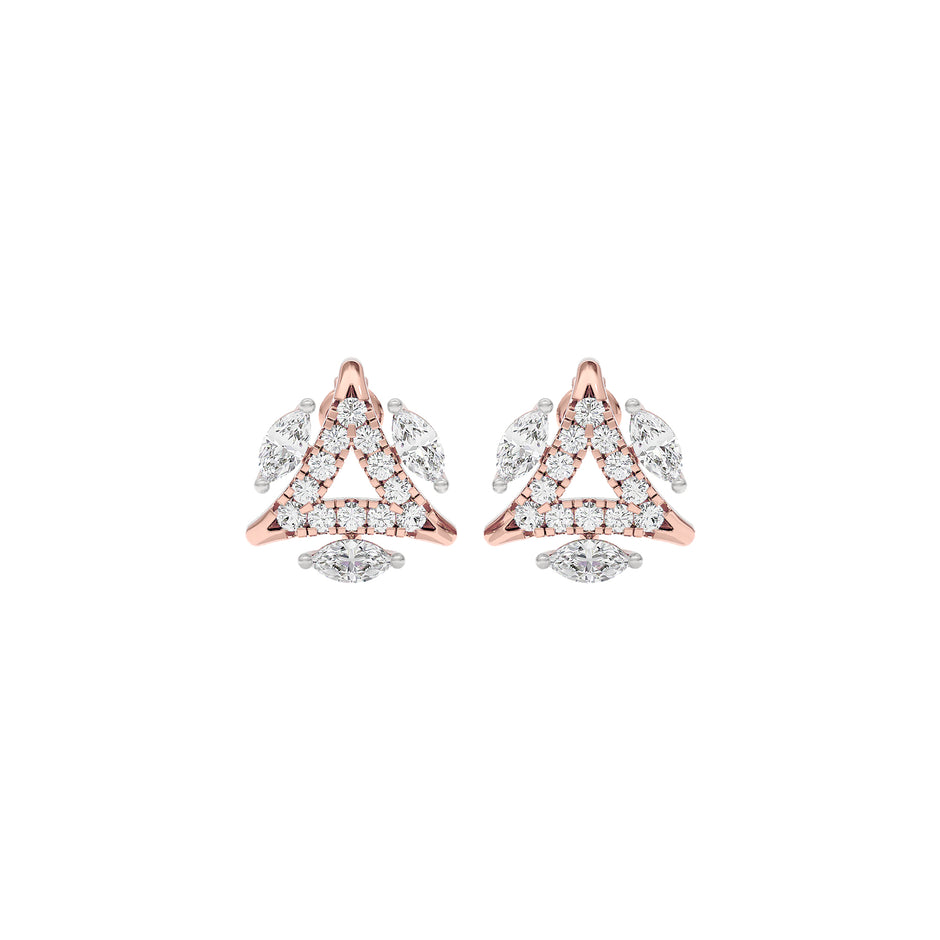 Vivid Marquise Diamond Earrings 18 KT / Rose Gold