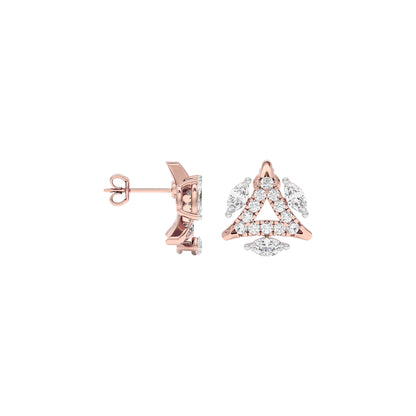 Vivid Marquise Diamond Earrings 18 KT / Rose Gold