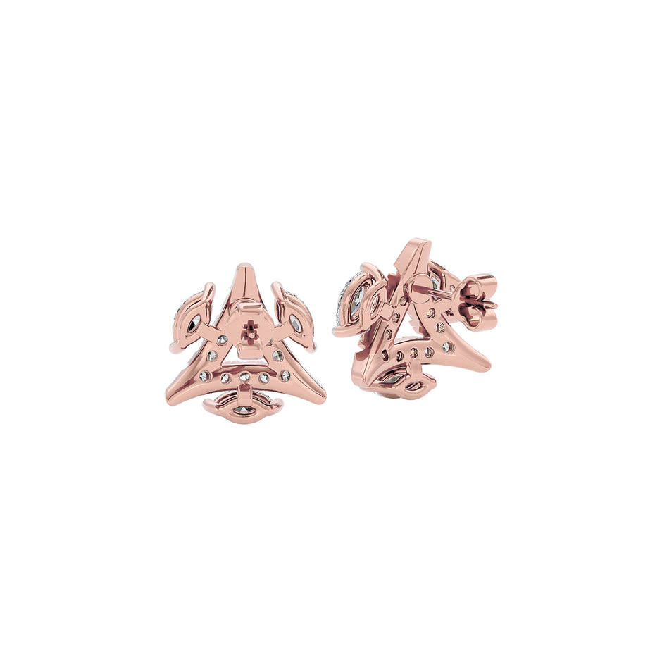 Vivid Marquise Diamond Earrings 18 KT / Rose Gold