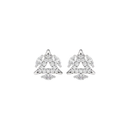 Vivid Marquise Diamond Earrings 18 KT / White Gold