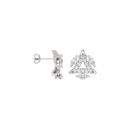 Vivid Marquise Diamond Earrings 18 KT / White Gold