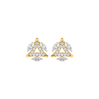 Vivid Marquise Diamond Earrings 18 KT / Yellow Gold