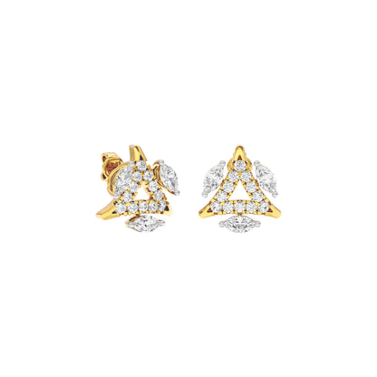 Vivid Marquise Diamond Earrings 18 KT / Yellow Gold