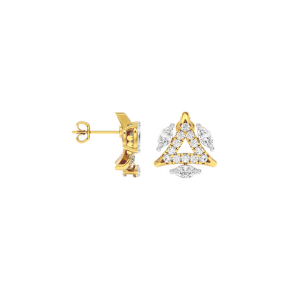 Vivid Marquise Diamond Earrings 18 KT / Yellow Gold