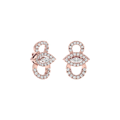 The Forefront Glow Diamond Earrings 18 KT / Rose Gold