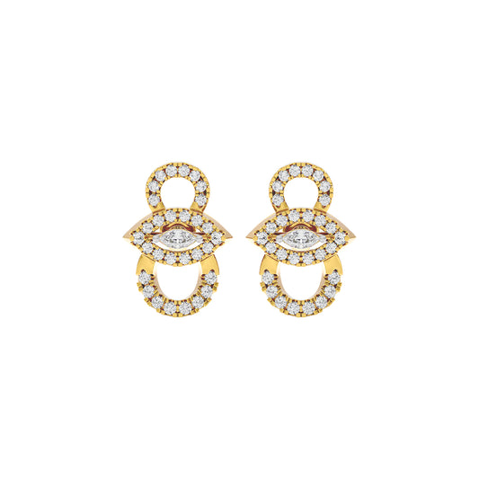 The Forefront Glow Diamond Earrings 18 KT / Yellow Gold