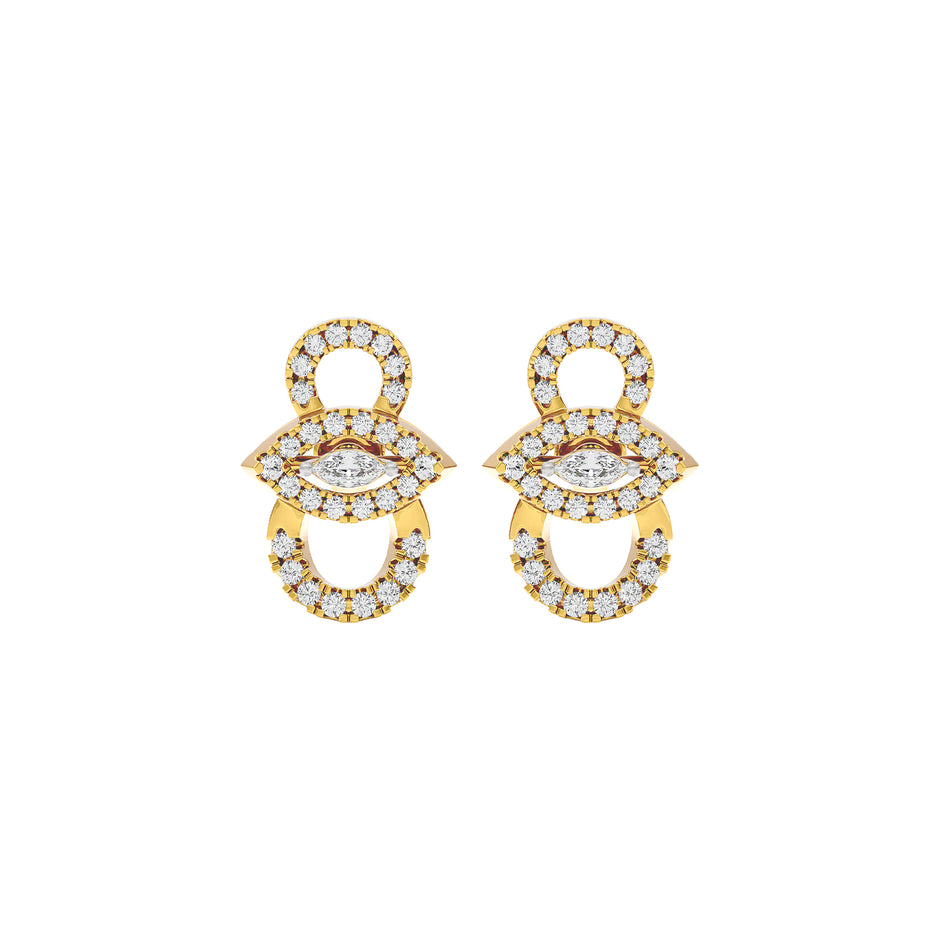 The Forefront Glow Diamond Earrings 18 KT / Yellow Gold