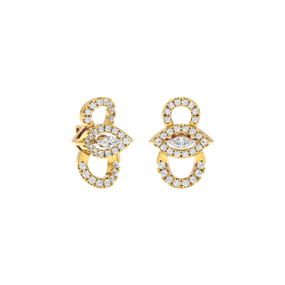 The Forefront Glow Diamond Earrings 18 KT / Yellow Gold