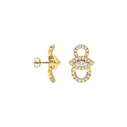 The Forefront Glow Diamond Earrings 18 KT / Yellow Gold