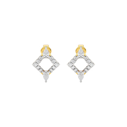 Angle Glow Diamond Earrings