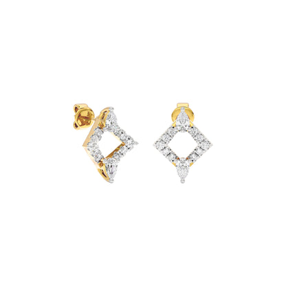 Angle Glow Diamond Earrings