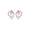 Leona Diamond Earrings 18 KT / Rose Gold