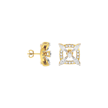 New Horizon Diamond Earrings 18 KT / Yellow Gold