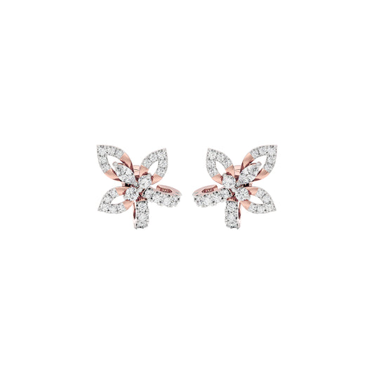 Floro Diamond Earrings 18 KT / Rose Gold