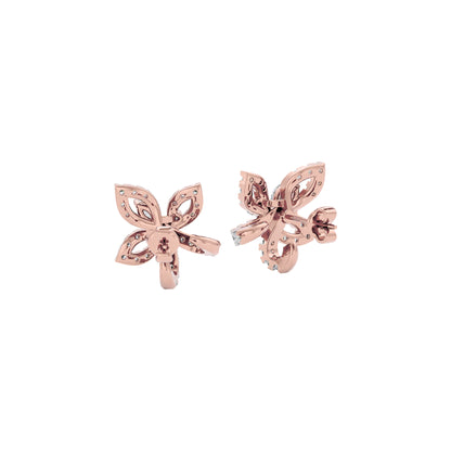 Floro Diamond Earrings 18 KT / Rose Gold