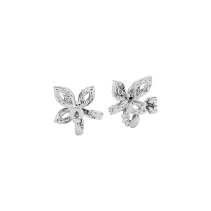 Floro Diamond Earrings 18 KT / White Gold
