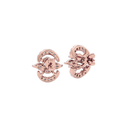 Oriana Diamond Earrings 18 KT / Rose Gold