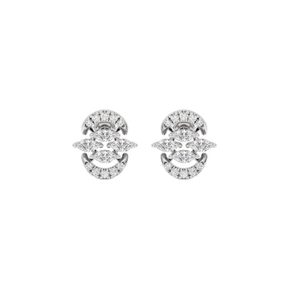 Oriana Diamond Earrings 18 KT / White Gold