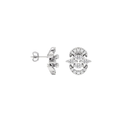 Oriana Diamond Earrings 18 KT / White Gold