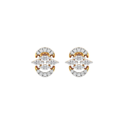 Oriana Diamond Earrings 18 KT / Yellow Gold