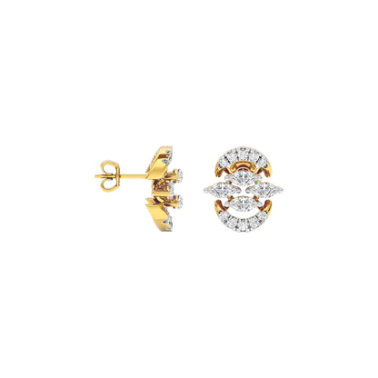 Oriana Diamond Earrings 18 KT / Yellow Gold