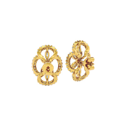 Elva Diamond Earrings 18 KT / Rose Gold