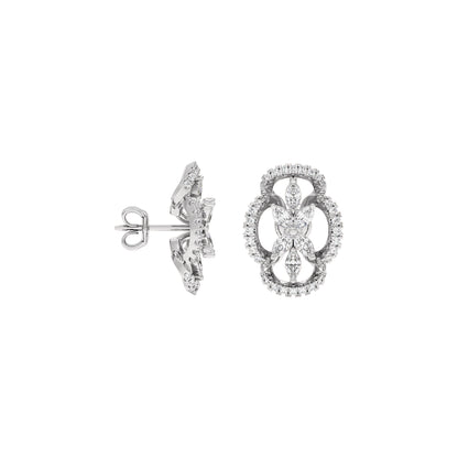 Elva Diamond Earrings 18 KT / White Gold