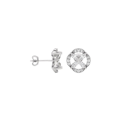 Soft Glow Diamond Earrings 18 KT / White Gold