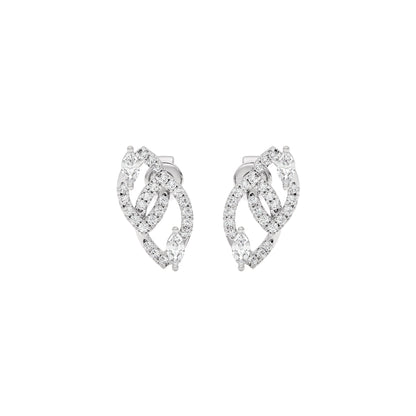 The Union Diamond Earrings 18 KT / White Gold