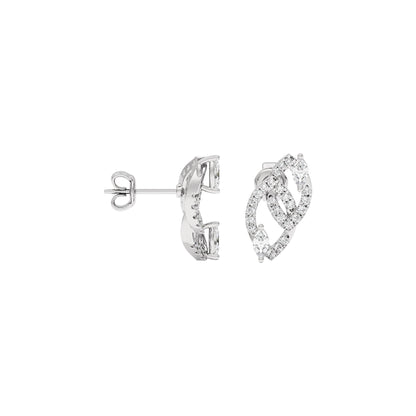 The Union Diamond Earrings 18 KT / White Gold