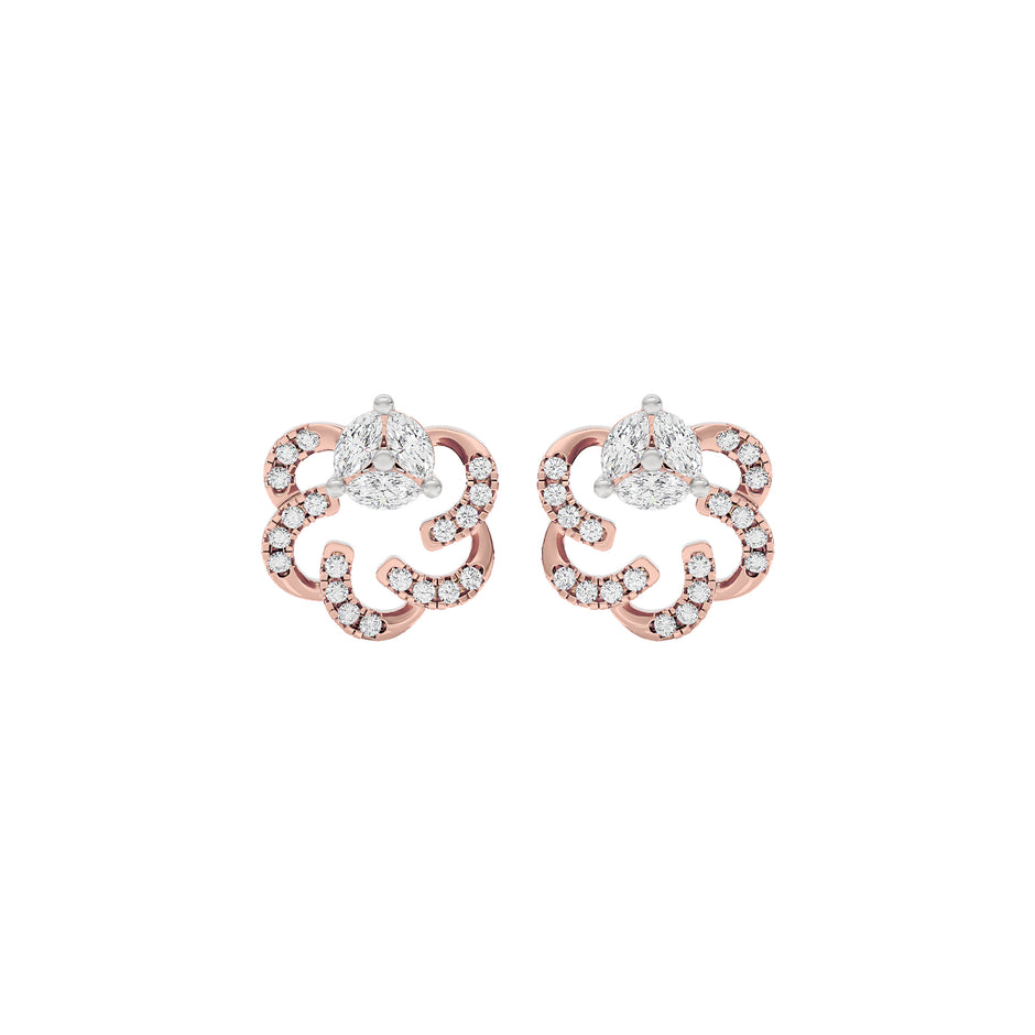 Alayna Diamond Earrings 18 KT / Rose Gold