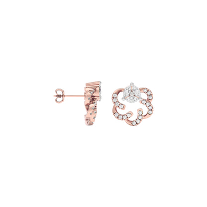 Alayna Diamond Earrings 18 KT / Rose Gold