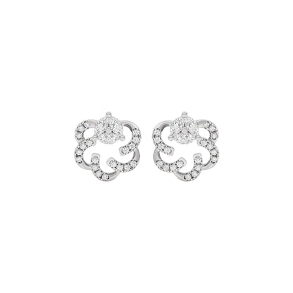Alayna Diamond Earrings 18 KT / White Gold
