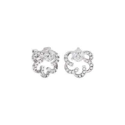 Alayna Diamond Earrings 18 KT / White Gold