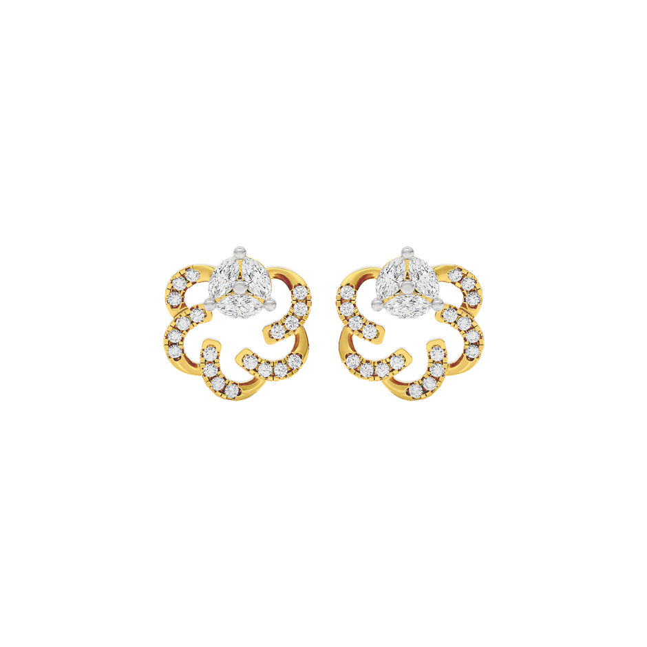 Alayna Diamond Earrings 18 KT / Yellow Gold