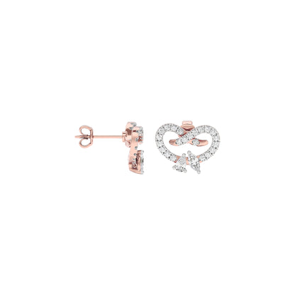Coraline Diamond Earrings 18 KT / Rose Gold