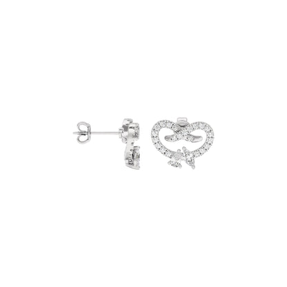 Coraline Diamond Earrings 18 KT / White Gold