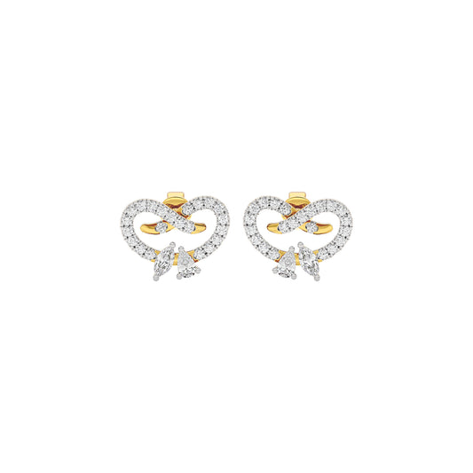 Coraline Diamond Earrings 18 KT / Yellow Gold