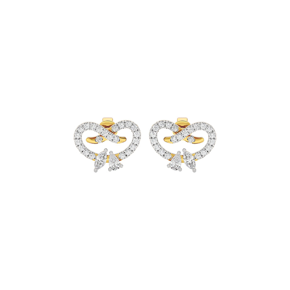 Coraline Diamond Earrings 18 KT / Yellow Gold
