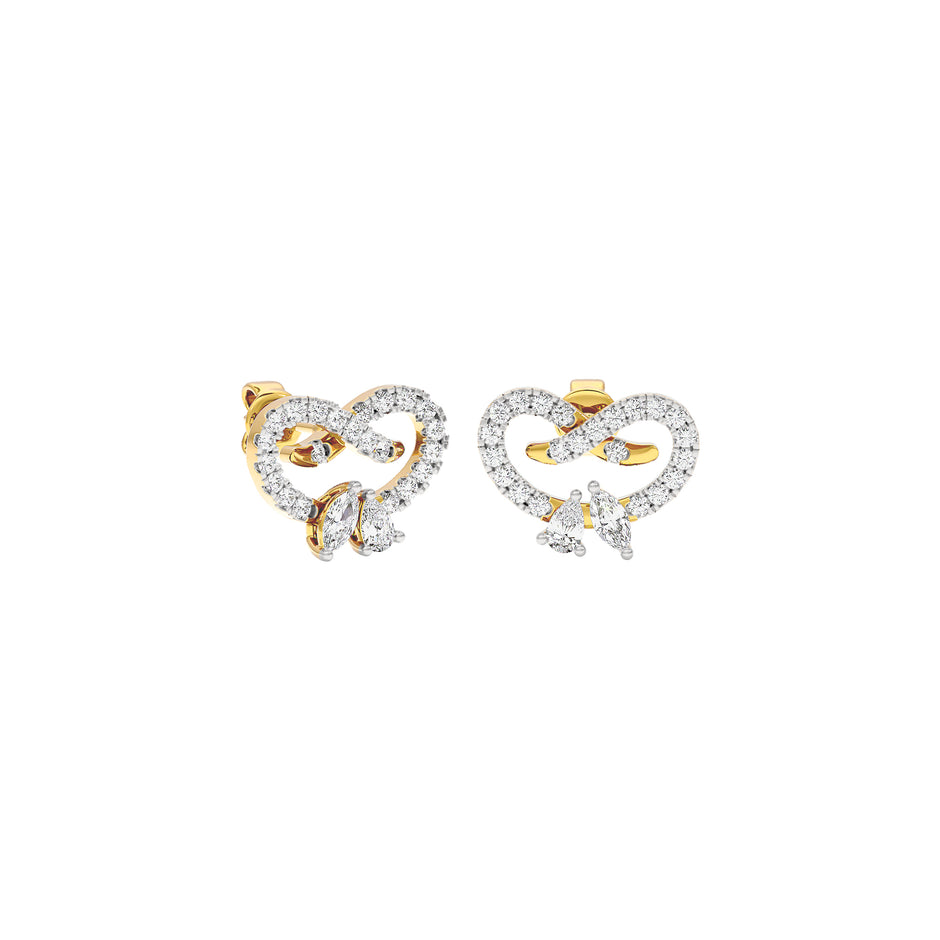 Coraline Diamond Earrings 18 KT / Yellow Gold