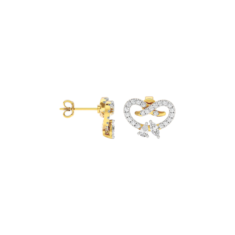 Coraline Diamond Earrings 18 KT / Yellow Gold