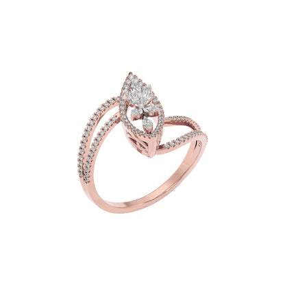 Diana Diamond Ring 18 KT / Rose Gold / 22