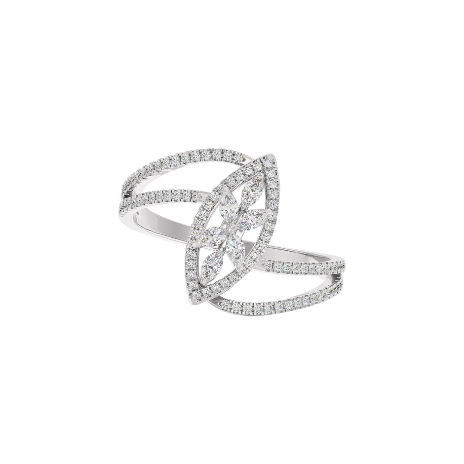 Diana Diamond Ring 18 KT / White Gold / 22