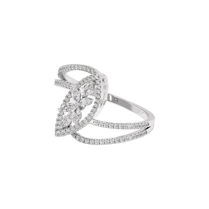 Diana Diamond Ring 18 KT / White Gold / 22